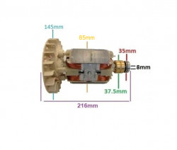 Rotor generator 2 - 5 kw (Gx 160, 168F etc) Cupru-2