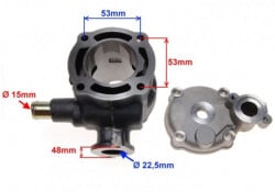 Set motor scuter 2T 80cc Suzuki Katana / Aprilia Ditech (racire pe apa)