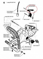 Blocator acceleratie Husqvarna 262 - original-4