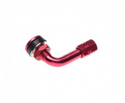 Valvola per scooter tubeless rimovibile (rossa)