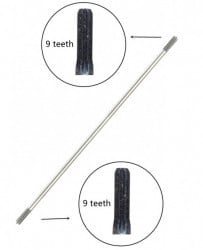 Ax angrenaj motocoasa 9 dinti - 9 dinti (Ø8mm, 79cm)