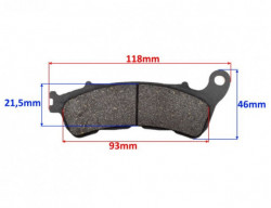 Placute frana moto Honda SH125 (2010-2015)