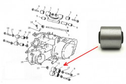 Bucsa motor dreapta Linhai 260-300cc (OEM: 24223)