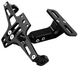 Suport numar inmatriculare moto universal (aluminiu)
