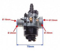 Carburator compatibil scutere CPI (soc manual)