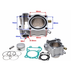 Комплект двигател за скутер 4T 150cc Honda SH