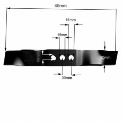 Cutit masina de tuns gazon NAC C400I (40cm)
