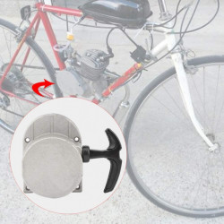 pornire la sfoara bicicleta cu motor 2 timpi