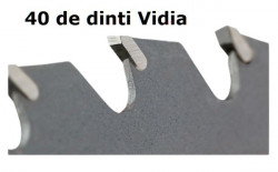 Disc taietor motocoasa 230x 40T x 25.4mm (cu aripioare)-2