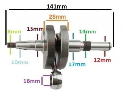 Ambielaj drujba compatibil Stihl 038, Ms380, Ms381 (cal.1)-2
