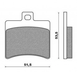 Placute frana scuter