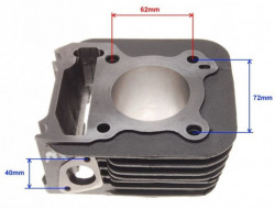 cilindru scuter Piaggio Fly 125cc (fara piston)