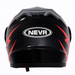 Casca Flip-up TECH L (negru + rosu)