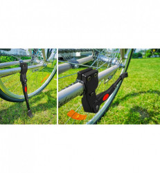 Cric bicicleta reglabil Negru