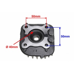 Culata para scooter Yamaha / MBK de 2 tiempos y 50 cc (vertical) - Img 2