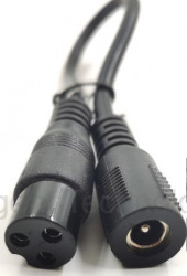 DC5521 - GX16 elektromos kerékpár töltő adapter