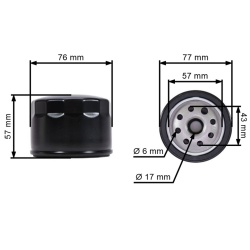 Filtru ulei Zongshen XP380, XP420, XP620