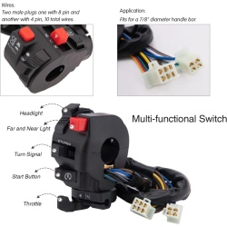 Instalatie electrica scuter GY6 50cc (9 in 1)
