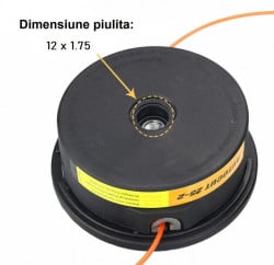 Mosor motocoasa cu fir (piulita 12 pas 1.75)