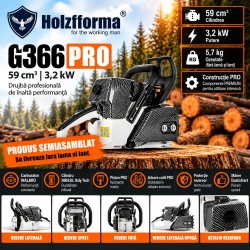 Motosierra semimontada Holzfforma® G366 PRO