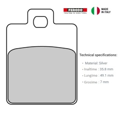 Piaggio - Sym (Ferodo Silver)