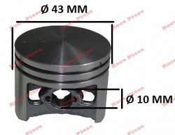 Piston complet drujba Shindaiwa 488 Ø 43 mm GMI - Img 2