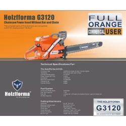 Drujba Holzfforma® G3120 (fara lama si lant) 118.8cc 