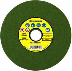 Tarcza ścierna do piły łańcuchowej 145 x 3,2 x 22,2 mm Tecomec (zielona)