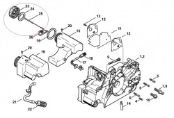 Buson benzina / ulei compatibil drujba compatibil Stihl (model vechi)-2