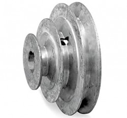 Universal-Elektromotor-Riemenscheibe mit 3 verschiedenen Durchmessern (24 mm an der Welle)