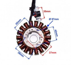 Magnetou scuter Yamaha X-MAX 125 (18 bobine)-2