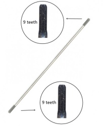 Ax angrenaj motocoasa 9 dinti - 9 dinti (Ø8mm, 66cm)
