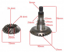 Pinioane transmisie Atv CF Moto 500cc (0180-062106)