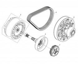 Variator ATV CF moto 500cc 051000-0003