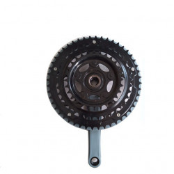 Angrenaj bicicleta mountain bike (48T-38T-28T) - Gri spate