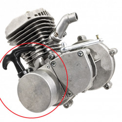 Sistem de pornire la sfoara bicicleta cu motor 2 timpi (model 2)