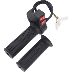 Acceleratie + comenzi lumini triciclu electric