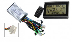 VGEBY Kit De Conversion De Contrôleur De Vélo électrique 25A GD01 Avec écran LCD, Phare Et Feu