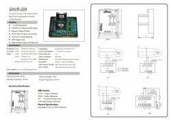 Schema AVR Generator model 20 Amperi