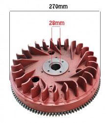 Volanta motor diesel 186F