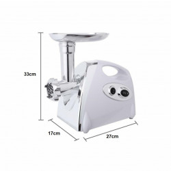 Hachoir a viande electrique 650W multifonction + accessoires à saucisse