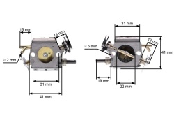 Carburator drujba Husqvarna 362, 365, 371, 372 (cal. 1)