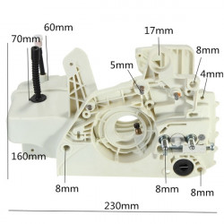 Carter complet drujba compatibil Stihl MS 210, MS 230, MS 250, 021, 023, 025-5