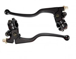 Leve freno scooter 4T 50-80cc (con supporto specchio)