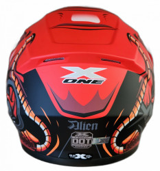 Casca moto modulabila X-One "Alien" L