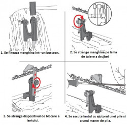 Morsa per affilare la catena della motosega (Tecomec) - Img 3