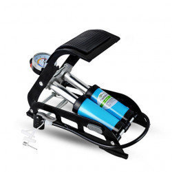 Pompa bicicleta de picior (cilindru dublu)