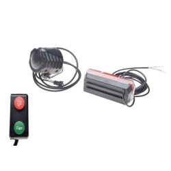 Set lumini E-BIKE 12-60V (fata - spate)