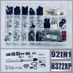 Set of 92 pieces of accessories, nuts and bolts for c chainsaw Husqvarna 365, 371, 372