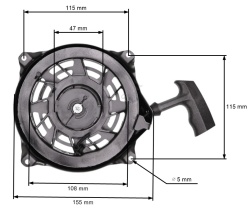 Starter BRIGGS-STRATTON 497680